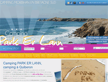 Tablet Screenshot of campingparkerlann.com